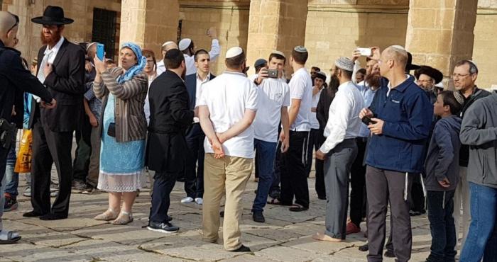 عشرات المستوطنين يقتحمون ساحات المسجد الأقصى