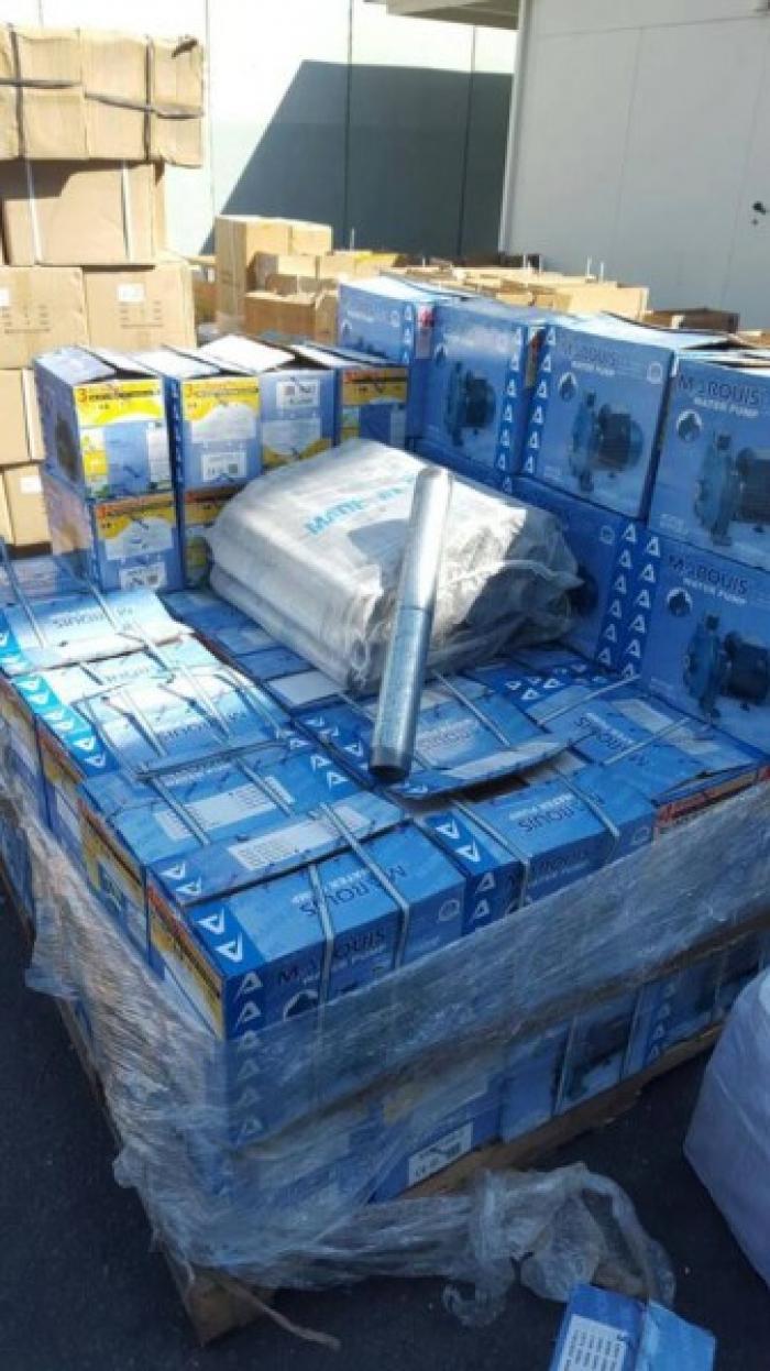 بالصور: الاحتلال يزعم إحباط تهريب مواد وأنابيب لحفر الأنفاق بغزة  
