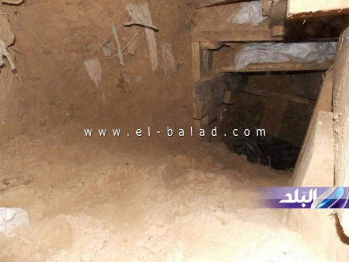 بالصور : مصر تعلن اكتشاف أطول نفق حفر بين مصر و قطاع غزة
