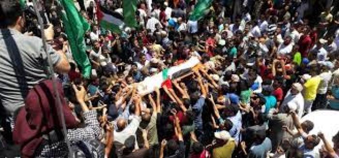تشيع جثمان الشهيد الطفل ياسر أبو النجا بحضور قيادات الفصائل