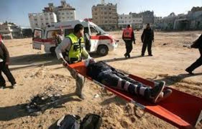  7 إصابات في انفجار جسم مشبوه وسط القطاع