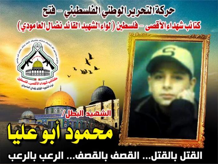 الشهيد القئد " محمود أبو عليا " رجال فى زمن عز فى الرجل