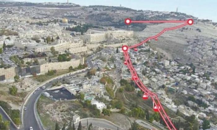 الاحتلال يصادق على القطار الهوائي في القدس