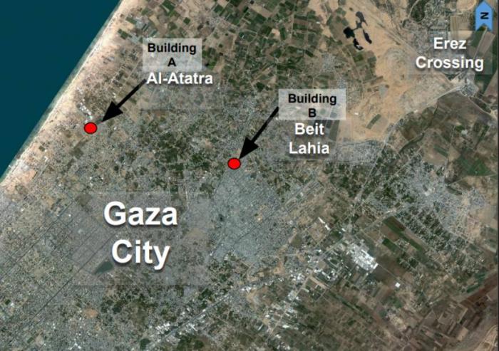جيش الاحتلال ينشر صورا لمنازل في غزة بداخلها انفاق