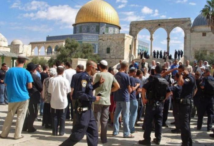 مستوطنون يقتحمون المسجد الأقصى وسط حماية مشددة