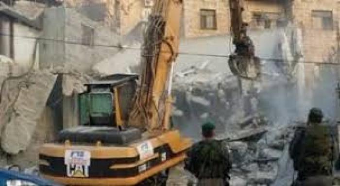 الاحتلال يهدم حديقة بنابلس بتمويل من الحكومة البلجيكية