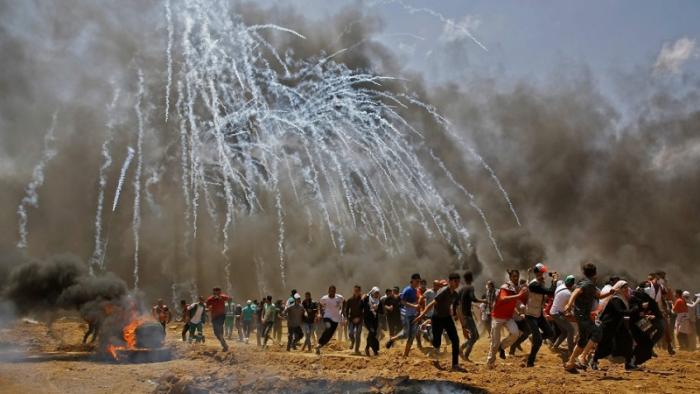إصابات برصاص الاحتلال الصهيونى شرق قطاع غزة