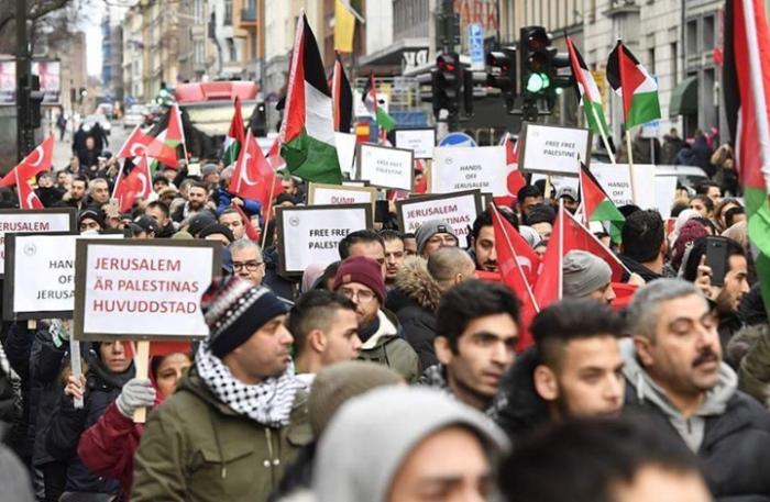 مظاهرات نصرة لغزة والقدس بمدن أوروبية وأمريكية