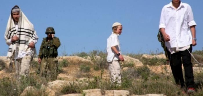 مستوطنون يستولون على ارض زراعية شمال غرب رام الله