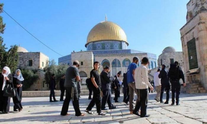 عشرات المستوطنين يقتحمون باحات المسجد الأقصى المبارك