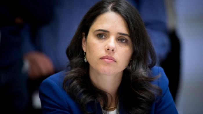 وزيرة القضاء الصهيونية تدعو لإبادة الفلسطينيين وذبح أمهاتهم