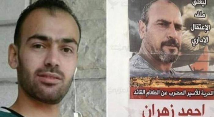 الأسيرين زهران والهندي يواصلان الإضراب المفتوح عن الطعام