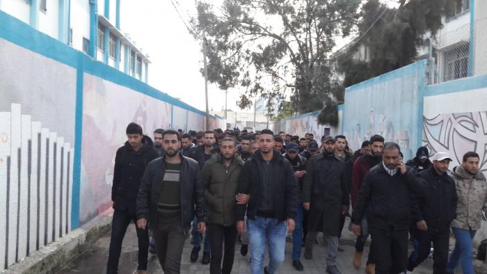 كتائب الاقصي لواء العامودي تزور بيت عزاء الشهيد / كرم محمد فياض