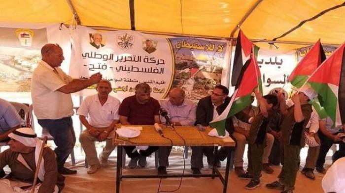 اعتصام مفتوح في بادية القدس رفضاً لإقامة مستوطنة