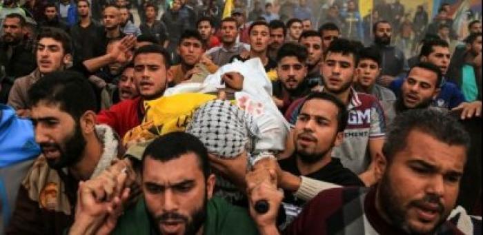 إرتقاء شهيد متأثرا بجروح أصيب بها الاسبوع الماضي شرق جباليا