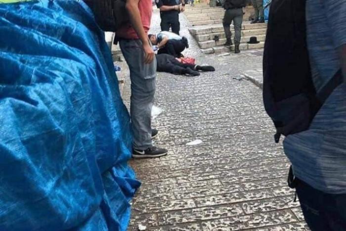 شهيد بعد تنفيذة عملية طعن صهيونيين فى القدس المحتلة
