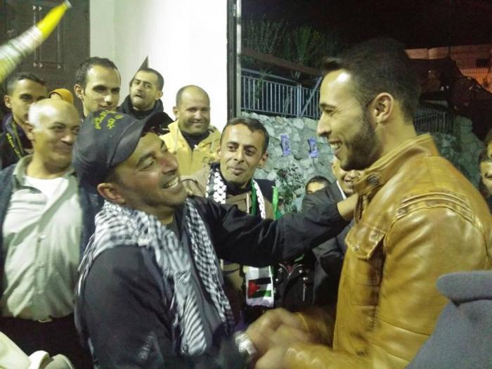 احتفال ضخم في طولكرم احتفاءً بحرية الأسير إياد عجاج