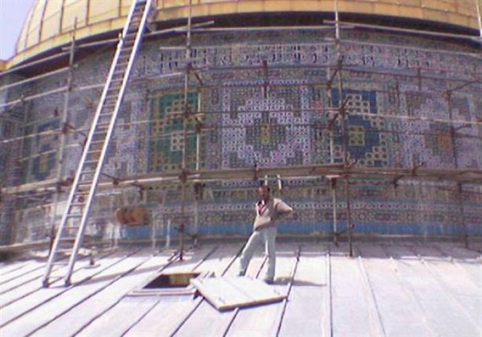 انتهاء أعمال الصيانة والترميم في قبة الصخرة