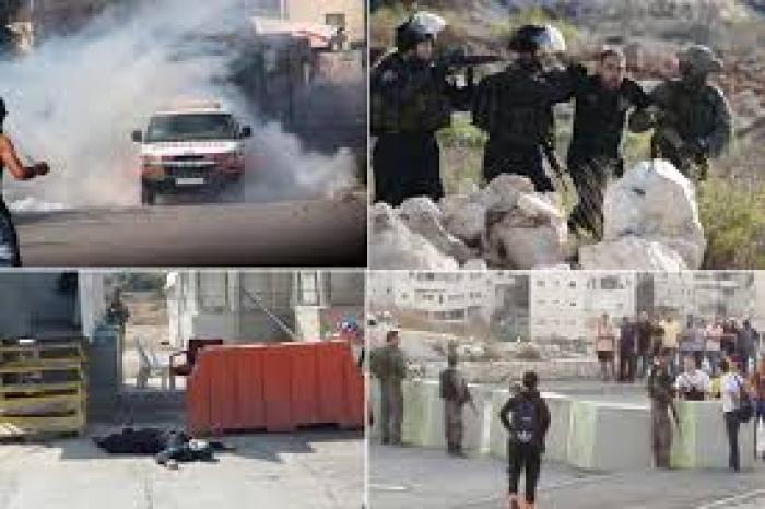 قوات الاحتلال تصيب شابا بالرصاص على مفرق "عصيون" شمال الخليل