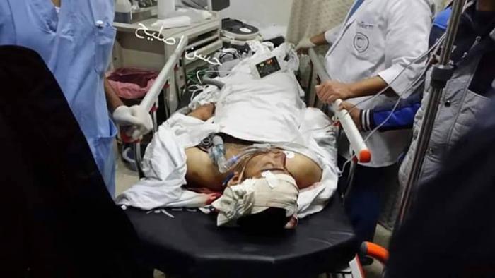 بالصور: إصابة 3 مواطنين بقصف صهيوني شرق خانيونس