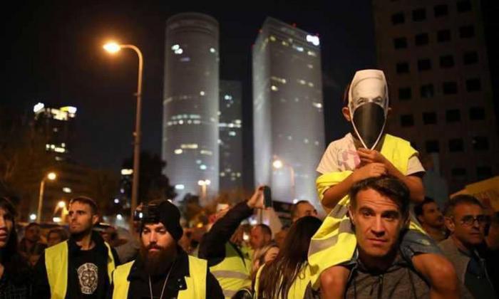 "السترات الصفر" في شوارع "تل أبيب"