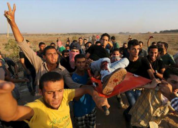 4 إصابات برصاص الاحتلال على الحدود الشرقية لقطاع غزة