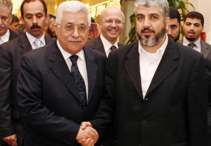 الرئيس عباس وخالد مشعل