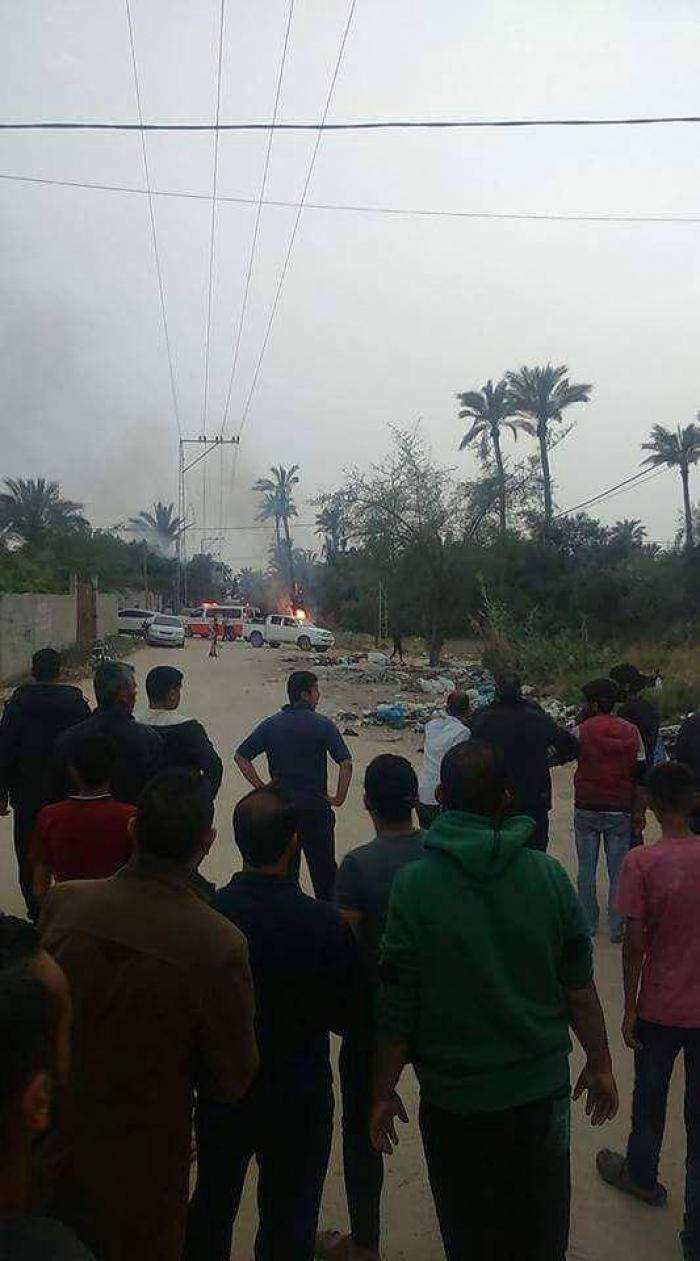 عدد من الشهداء في انفجار منزل وسط القطاع