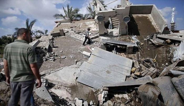 سقوط منزل قصف في العدوان الأخير شرق الشجاعية